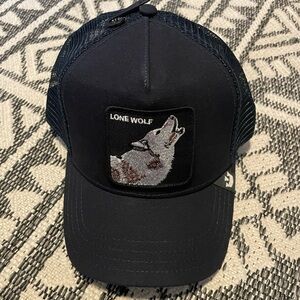 Goorin Bros LONE WOLF (Navy) NWT.